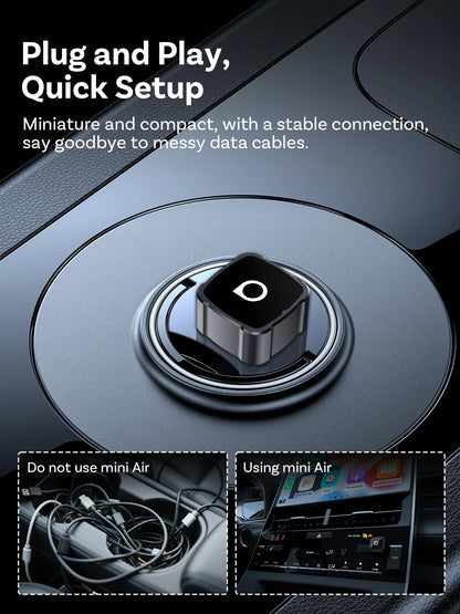 OTTOCAST MINI AIR Cube 4.0 Wireless CarPlay Android Auto 3 in 1  Adapter Screen Mirroring Car Accessories for Youtube Tiktok