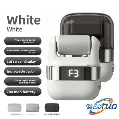 New Electric Foot Scrubber with Charging, Dead Skin Remover, Callus Exfoliator, Automatic Foot Massager, and Foot Care Machine