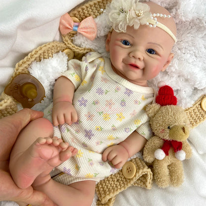 Full Body Silicone Reborn Baby Weighted Realistic Newborn Girl/Boy Hand Painted Art Doll Anatomically Correct Washable Baby Gift