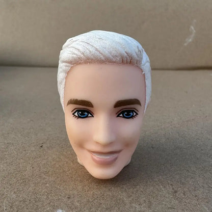 1/6 Vintage Doll Heads Mermaid Racer Super Model Princess For 30cm Solid Male Female Children Playing Birthday Gifts