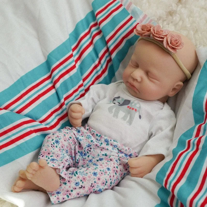 12" Boy Micro Preemie Full Body Silicone  Baby Doll Lifelike Mini Reborn Doll Surprice Children Anti-Stress My Melody