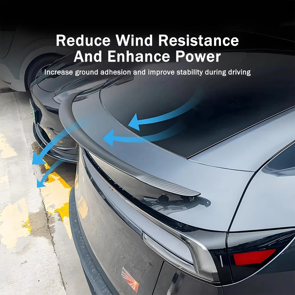 For Tesla New Model Y Juniper 2025 2026 High Performance Spoiler Real Carbon Fiber Original Trunk Wing Accessories