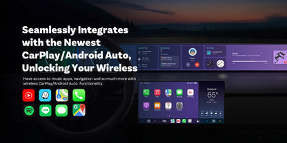 OTTOCAST NEW Mini Wireless CarPlay Android Auto Wireless Adapter Plug And Play WiFi Fast Connect Dongle For Toyota Audi Benz