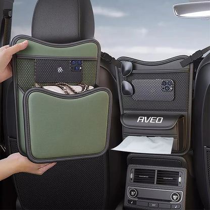 Car Organizer For Chevrolet Aveo Seat Storage Box Car Hanging Storage Bag Tissue Box Car Stowing Tidying Storage Pocket