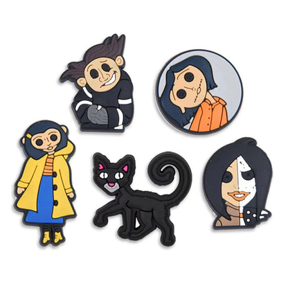 1-100pcs Halloween Ghost Mom PVC Shoes Charm Alligator Charm Accessories Fit Bracelet Wristband Kids Girl Boys love party gifts