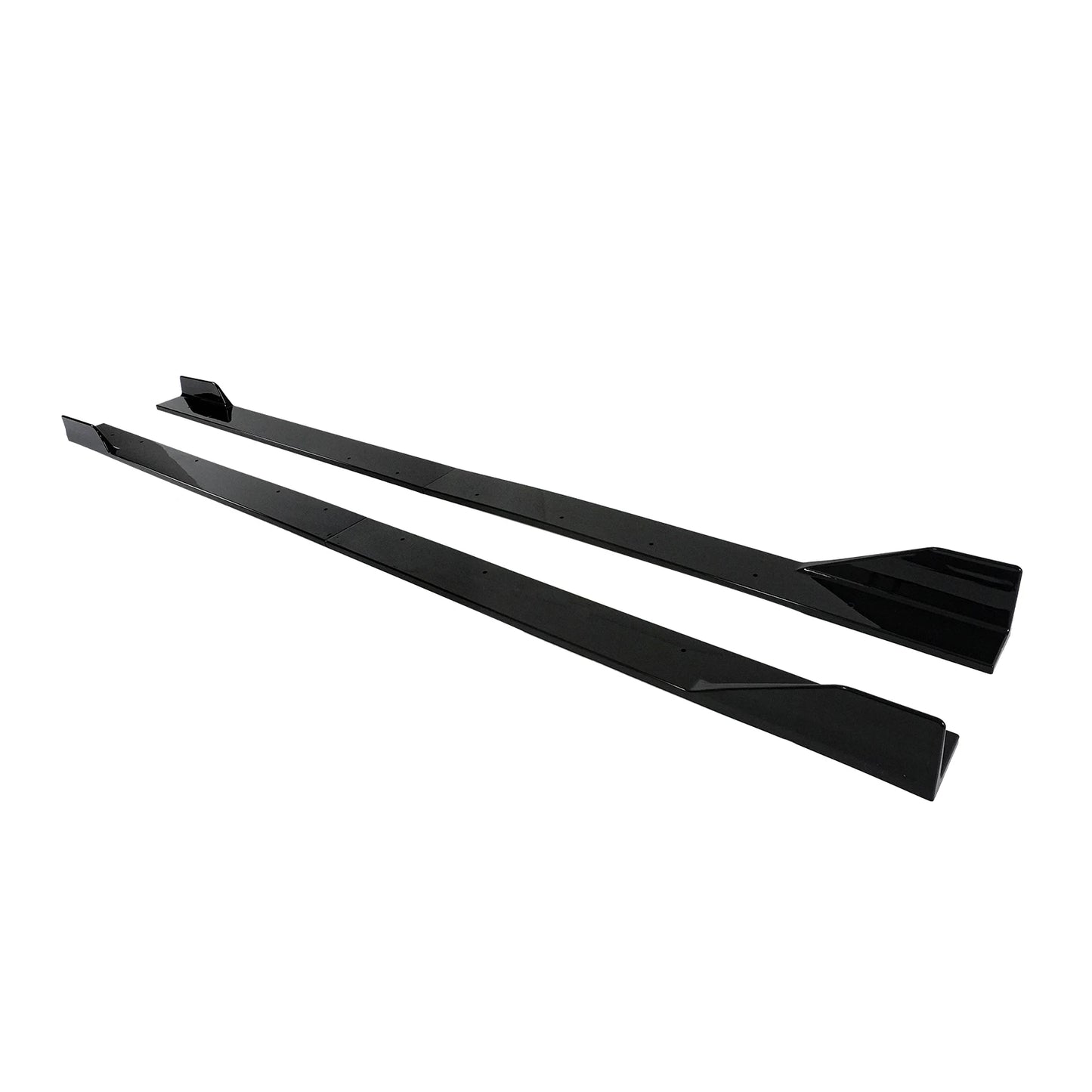 For Lexus Is300 Is350 Is500 2021-2025 A Pair of Car Side Skirt Extension Parts Accessories Matte Black Carbon Fiber Style