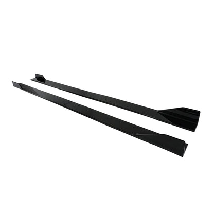 For Lexus Is300 Is350 Is500 2021-2025 A Pair of Car Side Skirt Extension Parts Accessories Matte Black Carbon Fiber Style