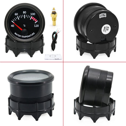 AD 52mm Water Temp/Oil Temp/Voltmeter/Oil Press BAR PSI /Vacuum/Boost Gauge/Air Fuel Ratio/EGT Gauge With Sensor Fit for 12V Car