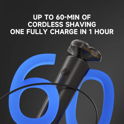 ENCHEN X8S-C Electric Shaver With 4 Replacement Heads Multi-Purpose Waterproof Type-C Rechargeable Portable Men Beard Trimmer