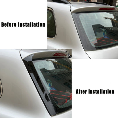 Glossy Black Car Rear Window Side Spoiler Wing Splitter ABS For Volkswagen For Vw Touareg 2011 2012 2013 2014 2015 2016 2017
