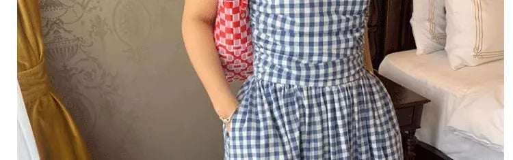 Thai Vacation Style Off-Shoulder Wrap Dress Women's Summer Design Sensation Waist-Cinching Tube Top Long Dress