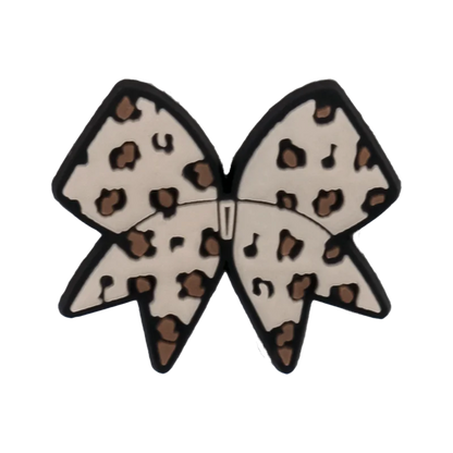 1/25pcs Leopard Print Shoe Charms for Hot Girl Women Shoe Decorations Pins Sandals Accessories Lipstick Heart Cherry Clog Buckle