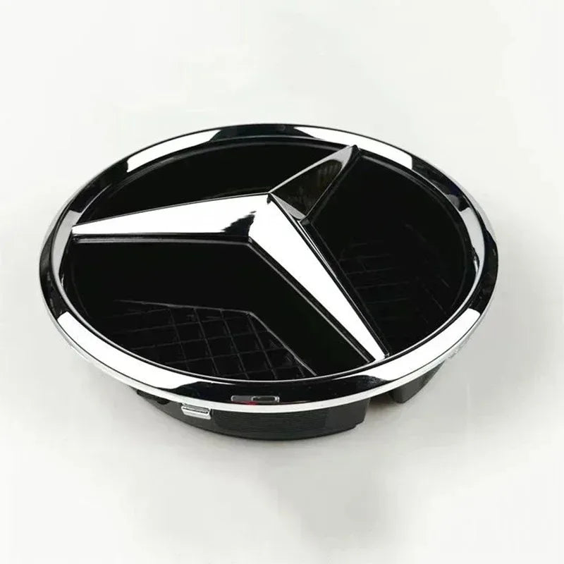 For Mercedes Benz 3D Car Grill Emblem Star Badge Front Grill Logo W204 W205 W213 X253 A B C E S CLA GLB GLC GLE GLS Accessories1