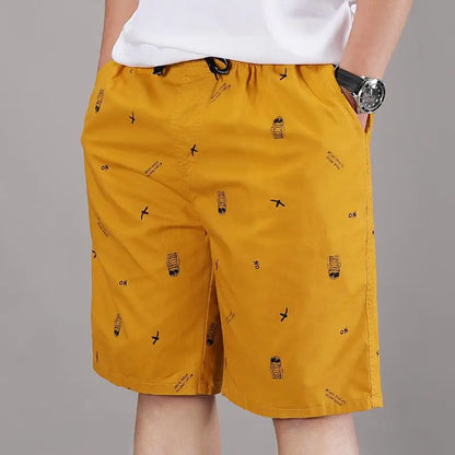 Top Quality 100%Cotton New Summer Brand Casual Fashion Streetwear Board Shorts Pants Men Loose Drawstring Trousers Men Clothes