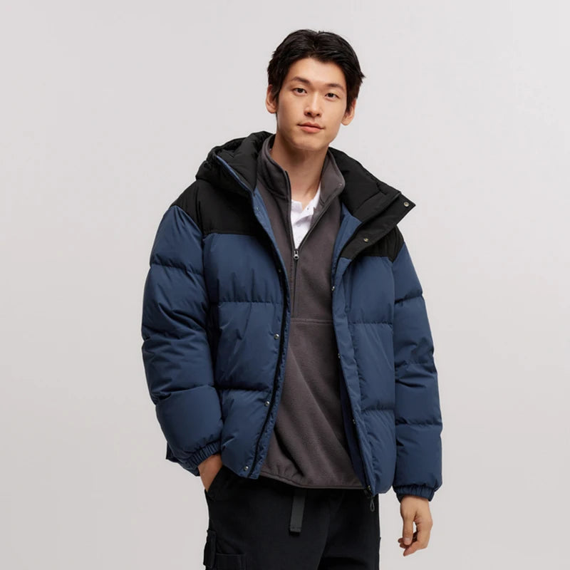 Semir Down Jacket Men Waterproof Windproof 2024 Winter New Shoulder-Fitting Outerwear Couple Down Jacket