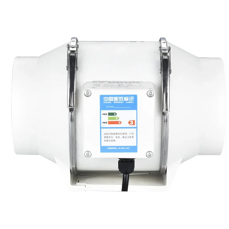 4inch 220V Exhaust Fans Home Silent Inline Pipe Duct Fan Bathroom Extractor Ventilation Kitchen Toilet Wall Air Clean Ventilator