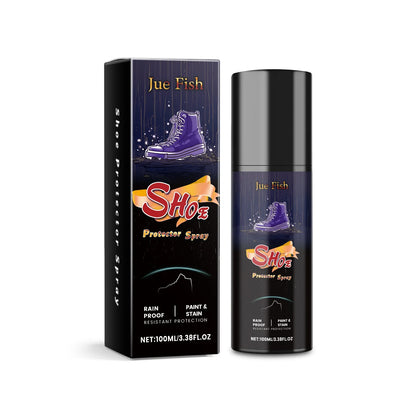100ML Shoe Protector Spray Cleaning Dirts Lasting Rainproof Waterproof Stain Repellent Footwear Spray for Suede Canvas Sneakers