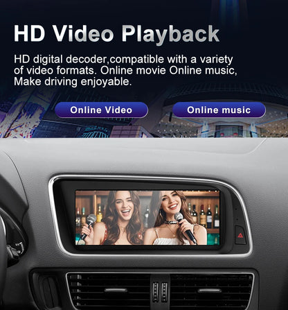 STWEI Qualcomm Snapdragon 680 6225 2.4GHz Wireless CarPlay Android13 Auto For AUDI Q5 Car Multiledia Players Video GPS Bluetooth
