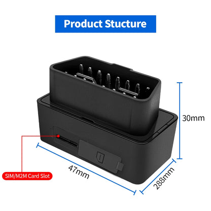 OBDII GPS Tracker Car Tracker TrackerKing DK22 With Real-time Tracking Multiple Alerts Plug and Play