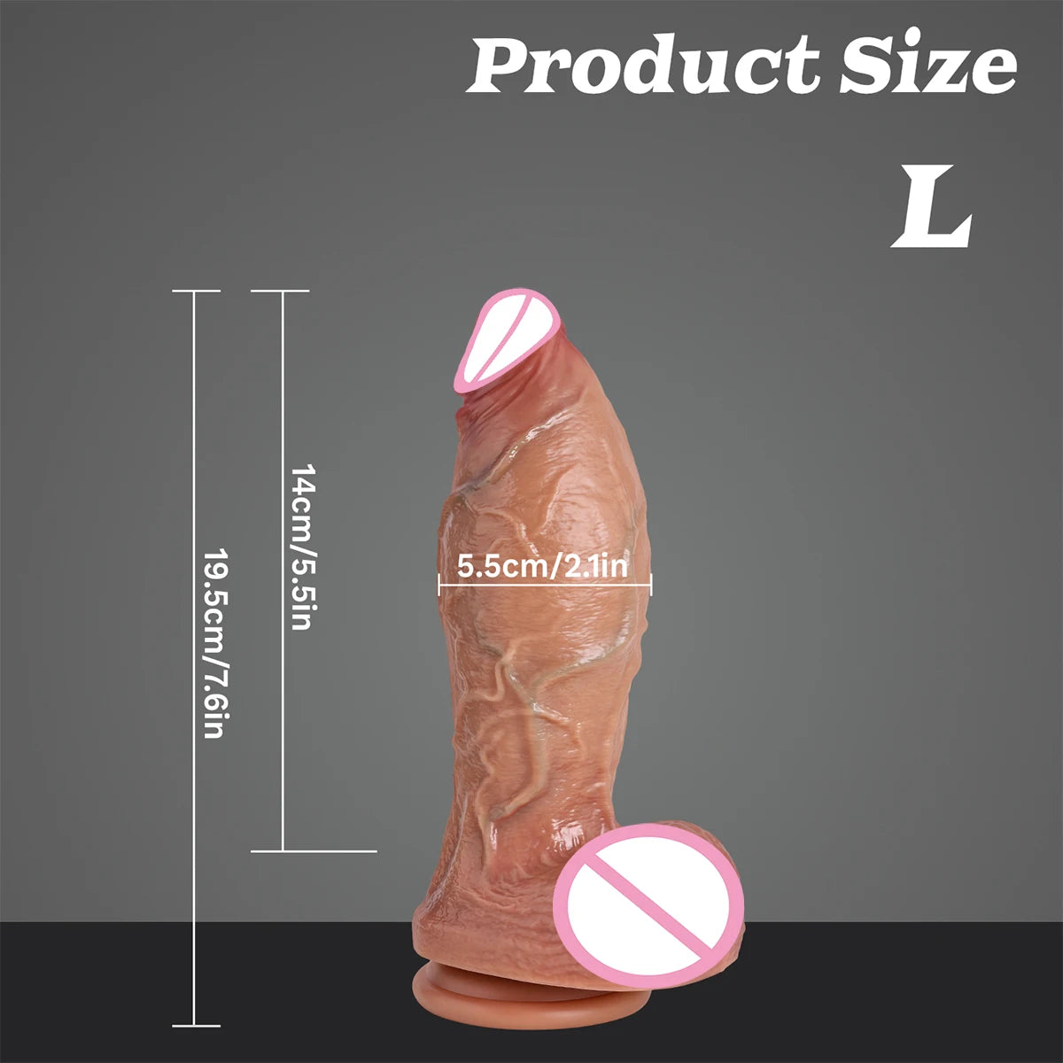 oversized mega realistic dildo big ass vaginal dilation masturbation wand thick penis male and female sex toys for super gamers