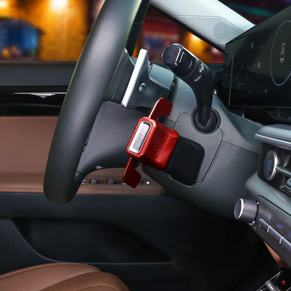 For Hyundai Santa FE/ Tucson /Kona /Sonata 2024-2026 Aluminum Steering Wheel Gear Shift Knob Assistor Button Cover Accessories
