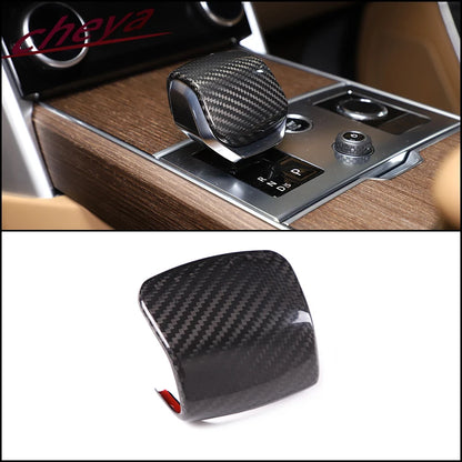 cheya Real Carbon Fiber Car Center Control Panel, Car Inner Door Panel for Land Rover Range Rover Vogue L460 2024+ Accessories