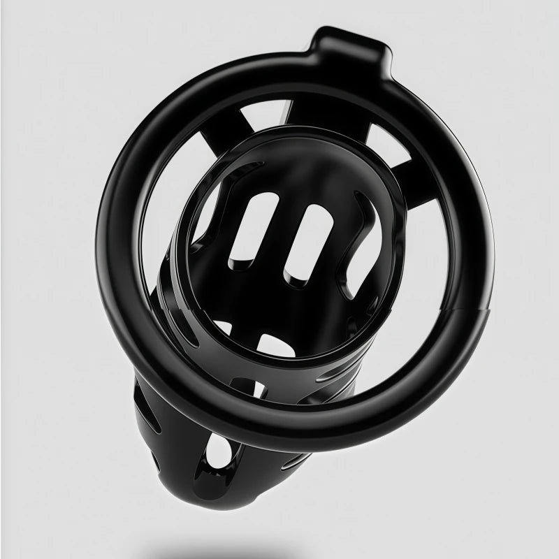 Male Chastity Cage Resin Breathable Design Secure Lock Anti Removal Discreet Device Adjustable Ring Personal Wellness Adult Toy