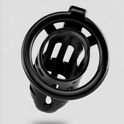 Male Chastity Cage Resin Breathable Design Secure Lock Anti Removal Discreet Device Adjustable Ring Personal Wellness Adult Toy