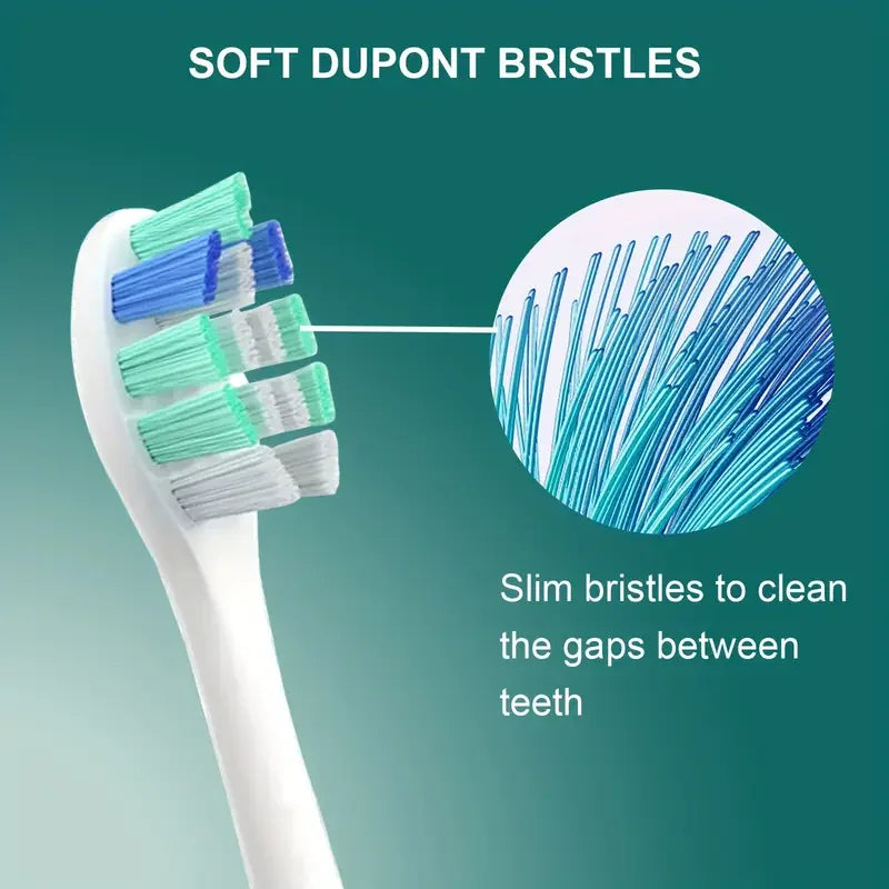 Replacement Toothbrush Heads For HX6730/HX6721/HX3216/HX9362/HX3210/HX6013/HX9063/HX6063 Bright White Brush Heads Nozzles C3 W3