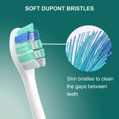 Replacement Toothbrush Heads For HX6730/HX6721/HX3216/HX9362/HX3210/HX6013/HX9063/HX6063 Bright White Brush Heads Nozzles C3 W3