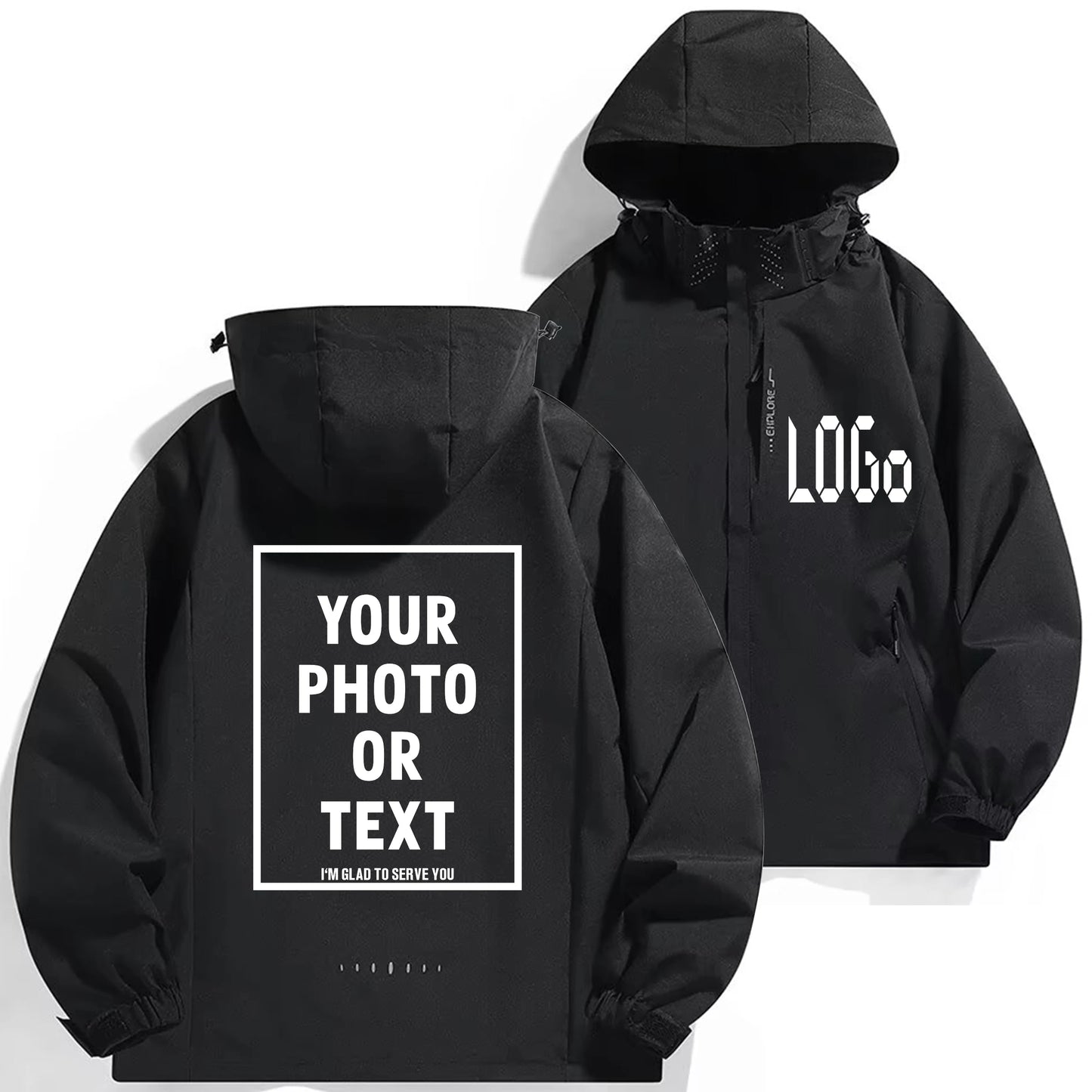 2025 New Fashion Jacket - Your Own Design Brand Logo/Customized Images Everywhere - DIY Thin Sunscreen Jacket for Men and Women