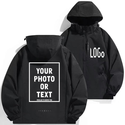 2025 New Fashion Jacket - Your Own Design Brand Logo/Customized Images Everywhere - DIY Thin Sunscreen Jacket for Men and Women