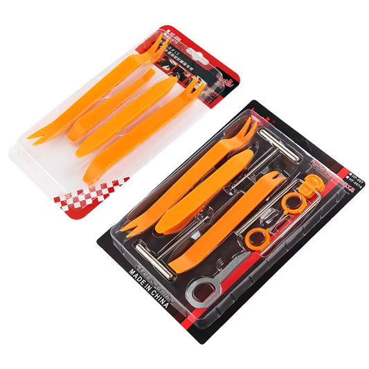 Set Portable Car Panel Removal Tool Kit Nail Puller Radio Audio Door Pry Repair Clip Trim Dash Removal Installer Hand Tool
