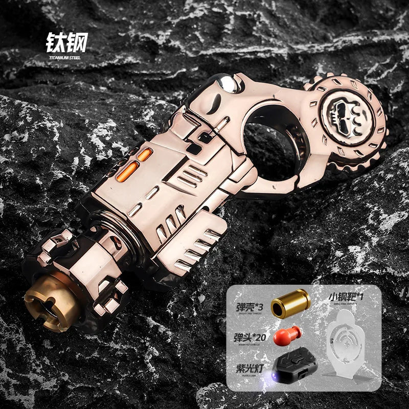 EDC Metal Multi Playability Ratchet Flip Antistress Toy Gun Ejection Shell Stress Relief Fidget Spinner Fidgeting Toys Gifts