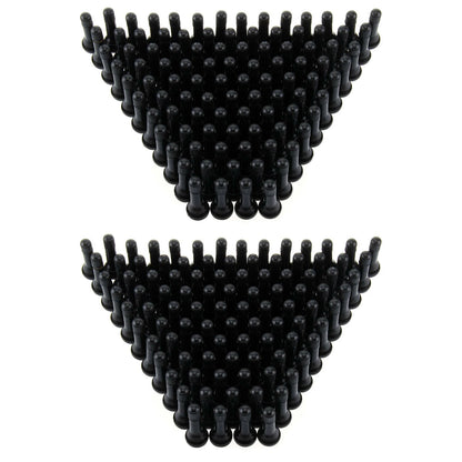 100Pcs TR414 Tubeless Rubber Car Wheel Tire Valve Car Motorcycle SUV Valve Core Stem Rubber Snap-in Bicycle Auto Accessories