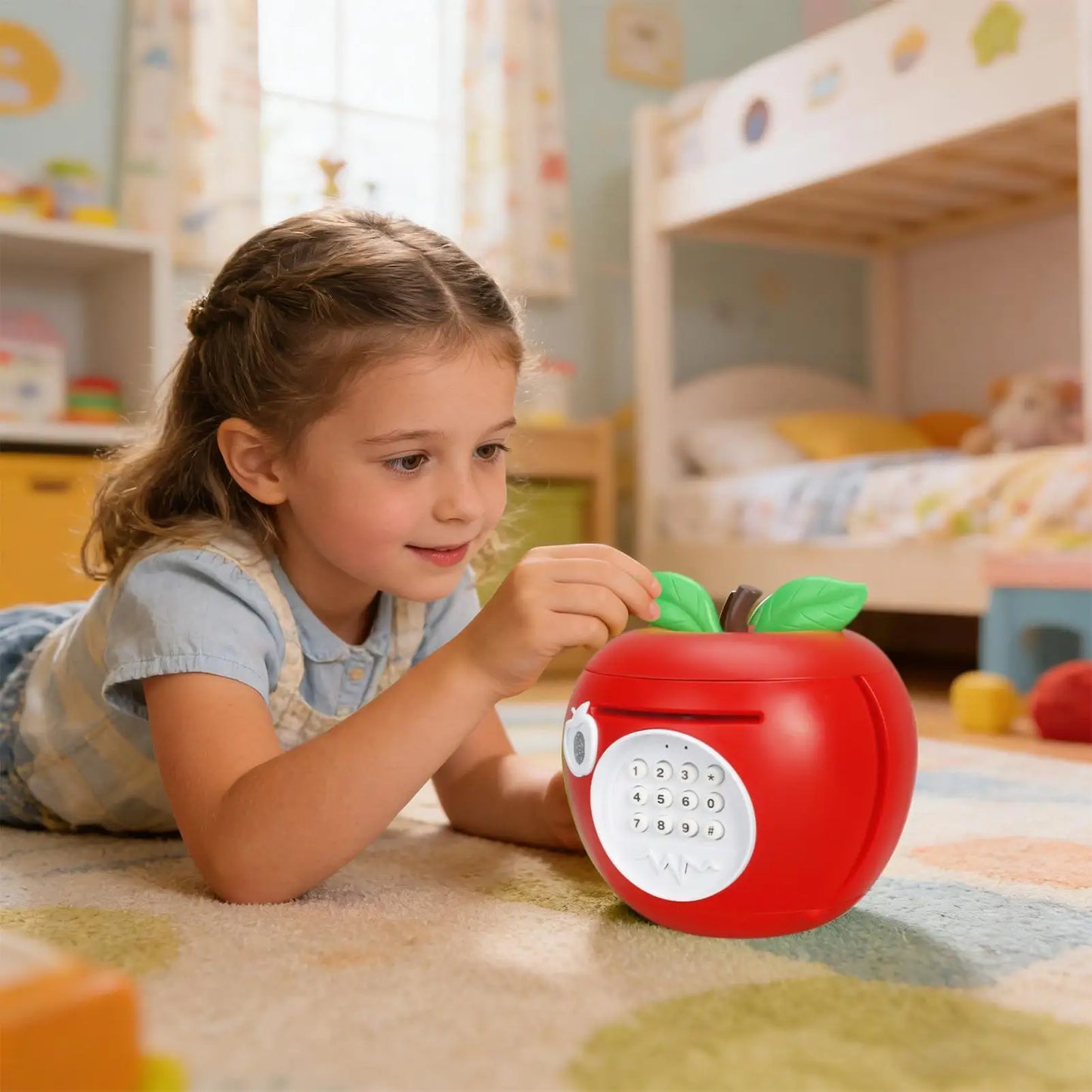 Creative Bank Automatic Mini Safe Coins Cash Saving Money Box Password Counter Code Key Lock Coin Bank ATM Child Gift