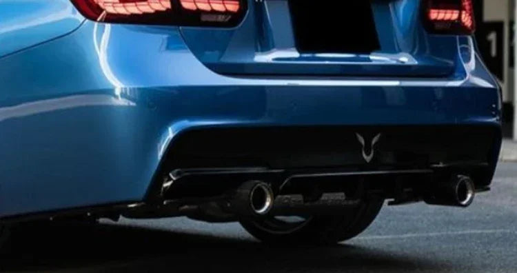 Carbon Fiber Rear Bumper Lip Trunk Wing MP M4 PSM Style Roof Spoiler Kit For BMW 3 Series F30 F31 F35 2012-2019 Gloss Black