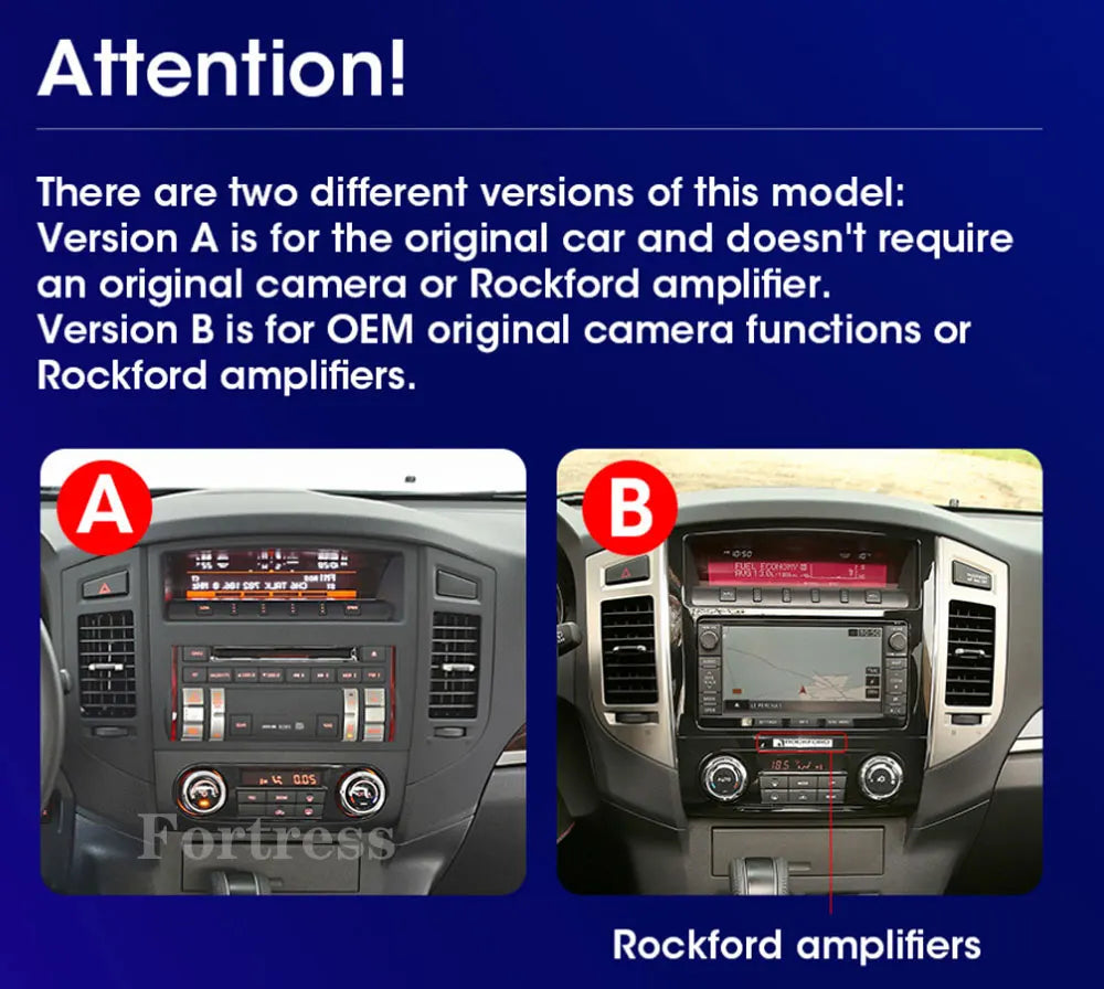 Android 16 QLED Car Radio For Mitsubishi Pajero 4 V80 V90 2006-2024 Autoradio Multimedia Player GPS For Carplay Android Auto bt