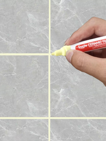 1/5/10PC  Waterproof Marker Pen Wall Seam Repair Tiles Grout Markers Pens Floor Bathroom Decontamination Paint Brush Tools