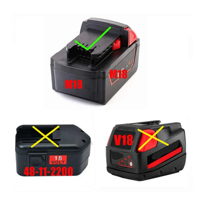Adapter DM18RL MT20RNL BPS18RL use For RYOBI/Makita/Dewalt/Milwaukee Black Decker Porter-Cable Stanley Li-ion Battery 18V Tool