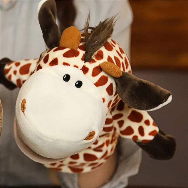 Soft Stuffed Animal Toy Story Cartoon Figure Doll Plush Toys Horse Kids Party Decoration Kawaii Hand Finger Puppet For Children