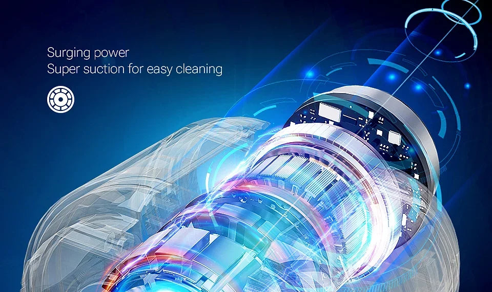 SZUK 638000Pa New Powerful Mini Vacuum Cleaner Handheld Wireless Car Vacuum Cleaner Home Appliance Portable Car Vacuum Cleaner