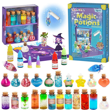 DIY Fairy Magical Potions Kit for Kids Potion Making Set Fairy Potion Bottles Craft Toy Science Set Magic Kits