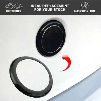 Car Exterior Parts Gloss Black Rear Badge Boot Ring Surround For Bmw F20 F21 1 Series M135i M140i Durable Automotive Parts