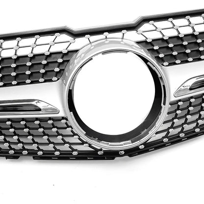 2013 To 2015 for Mercedes-Benz GLK Class X204 GLK260 GLK300 GLK350 Front Bumper Grille Racing Grill Hood Mesh Diamond Style Grid