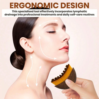 Lymphatic Contour Face Brush,Chin &Jawline Sculpting,Drainage Massager for Face,Ergonomically Designed to Fit The Skin Precisely