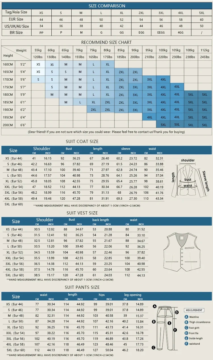 High Quality 3 Piece Checkered Suit Set Dark Blue Stylish Business Office Wedding Formal Outfit Elegant Full Man Dinner Suit