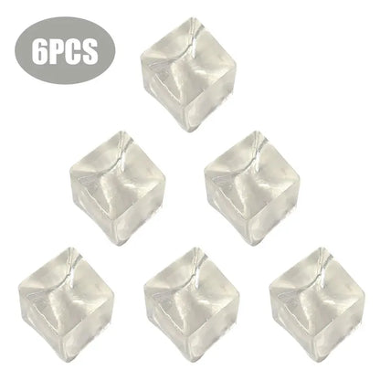 Squishy Toy Snowflake Ice Cubes Slow Rising Rebound Sensory Fidget Toy Soft  Touch Ice Cubes Stress Relief Squeeze Toy Xmas Gift