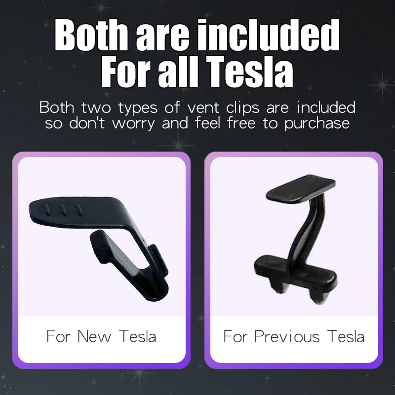 No perfume DIY fragrance car decoration For Tesla Model 3/Y rotating ornament air freshener vent clip aroma diffuser accessories
