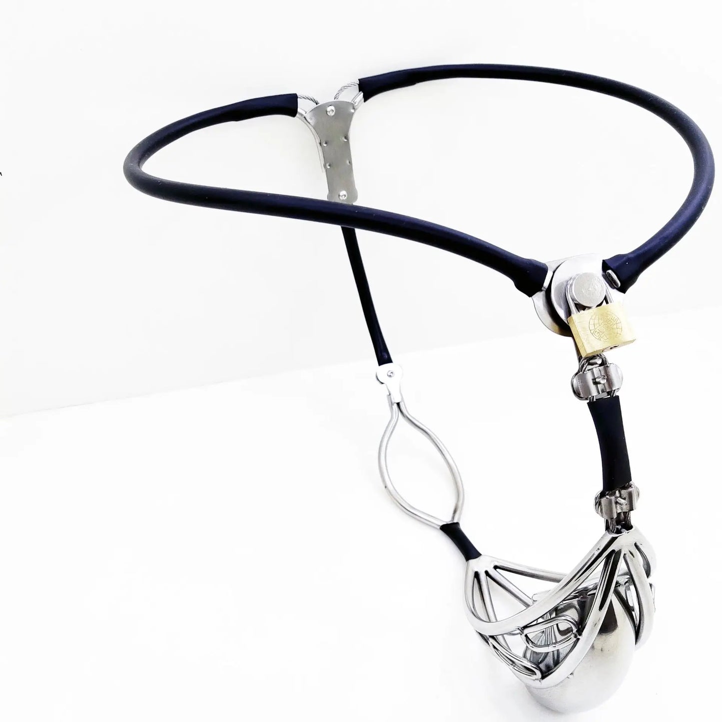Stainless Steel Chastity Belt Device for Man with Poop Hole Cock Cage Penis Rings Adult Games Sexy Toys for Man Pants Underwear